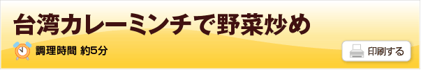 台湾カレーミンチ